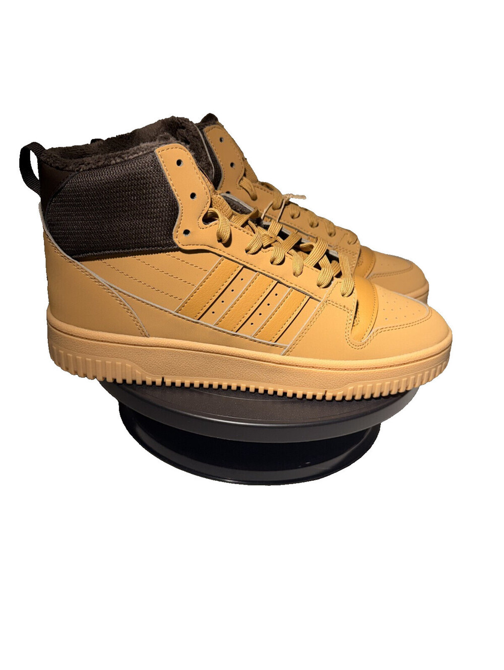 adidas Break Start Mid Winterized Camel Sneakers Casual Shoes IH5285 Men's 8.5